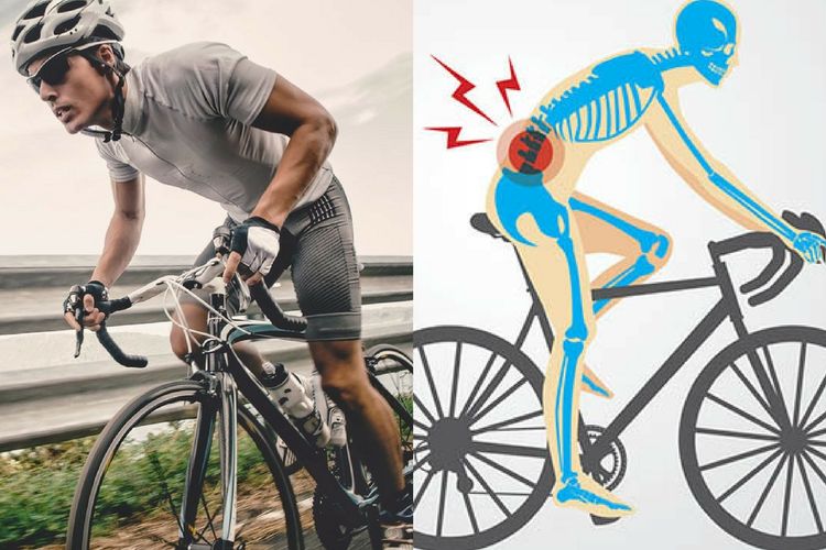 Khi mới đi xe đạp, bạn sẽ gặp hiện tượng đau lưng dưới