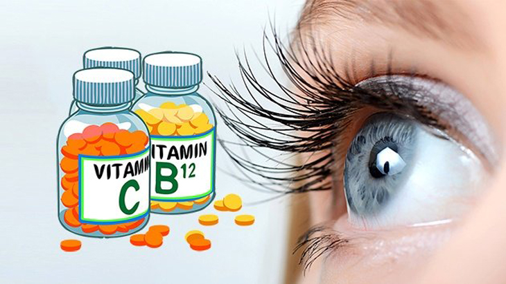 Bổ sung vitamin và sử dụng thuốc nhỏ mắt